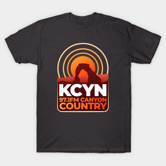 KCYN FM Canyon Country Radio T-Shirt by Utah's Adventure Radio